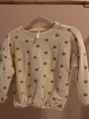 Rylee + Cru Spongy Knit Daisy Pullover (2-3Y)